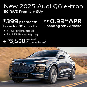Audi Q6 e-tron Promotional Offer